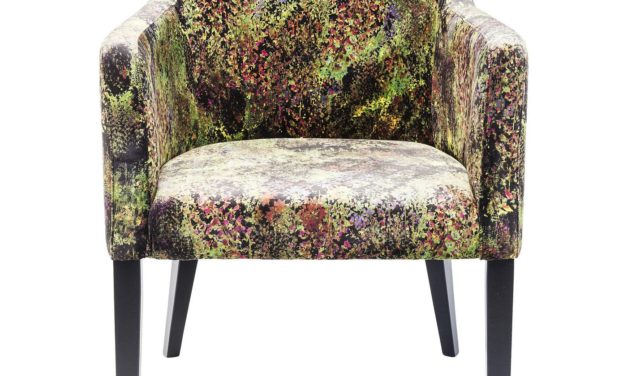 Stol med armlæn Mode Green Dschungel