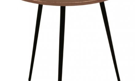 CANETT Needle sidebord – Kobber Ø50 cm