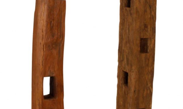 Wood træpæl på fod,160-200 cm