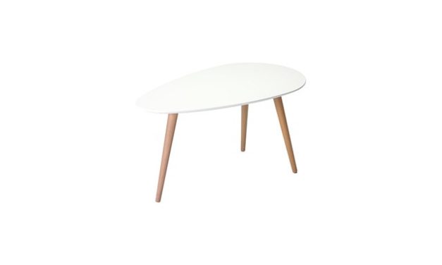 Just sofabord – hvid lille