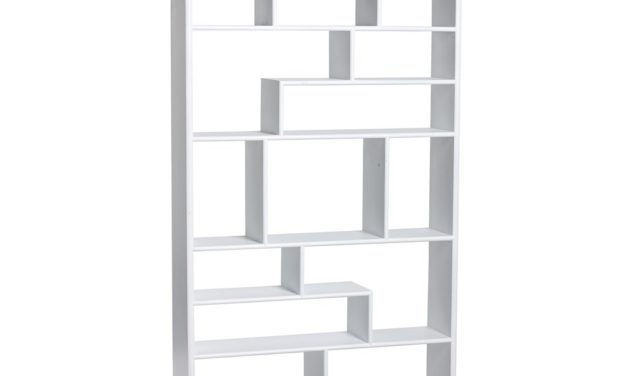 H&Uuml;BSCH Reol m/14 rum, træ, hvid