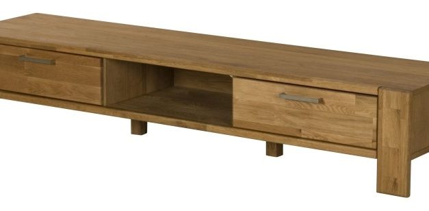 RIVA TV-bord med 2 skuffer, Natur