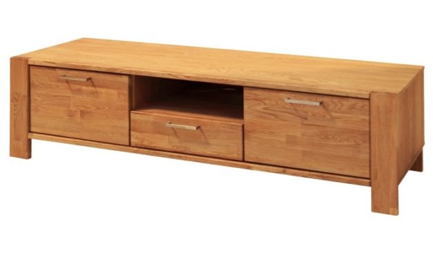 RIVA TV-bord med 2 låger og 1 skuffe, Natur