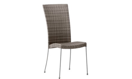 SIKA DESIGN Saturn stol u/armlæn – Teak grå