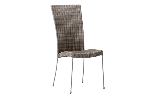 SIKA DESIGN Saturn stol u/armlæn – Teak grå