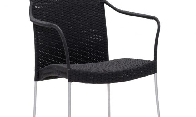 SIKA DESIGN Saturn stol m/armlæn – Sort