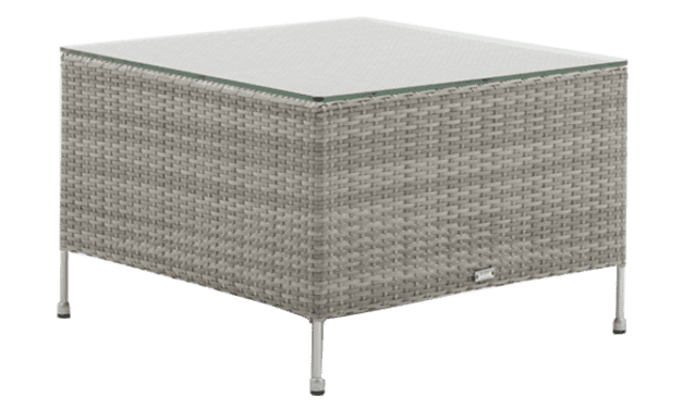 SIKA DESIGN Orion sidebord m/glasplade – Teak grå