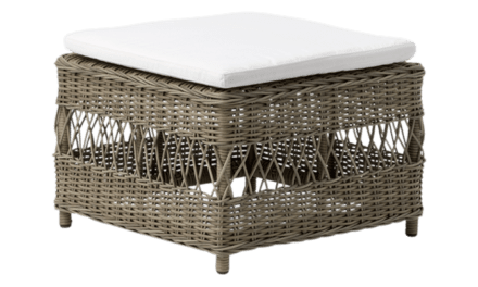 SIKA DESIGN Anna fodskammel m/hynde og glasplade