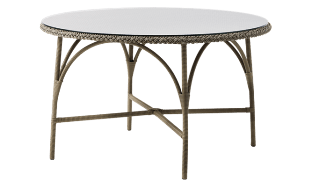 SIKA DESIGN Victoria rundt havebord m/glasplade
