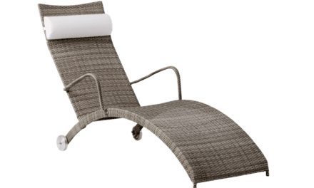 SIKA DESIGN Helena solstol inkl. hynde – Teak grå