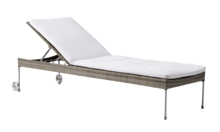 SIKA DESIGN Mars solstol inkl. hynde – Teak grå