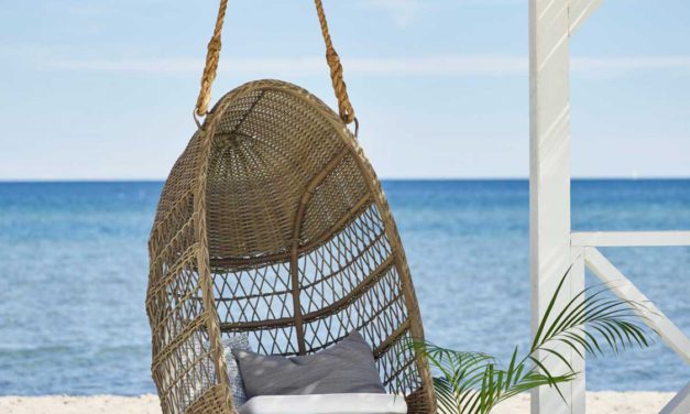 SIKA DESIGN Evelyn hængestol m/hynde – Antik