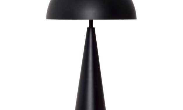 H&Uuml;BSCH bordlampe – sort metal