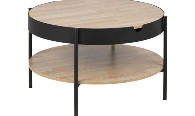 Pænt Tipton bakkebord i melamin og metal fra brandet Actona