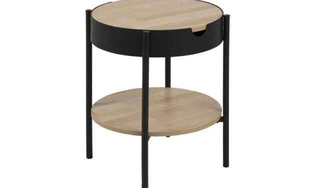 Nu er den her – Flot Tipton rundt bakkebord fra Actona