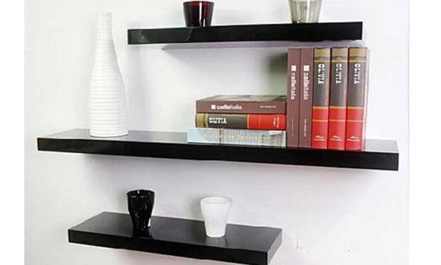 Shelf Floating hylde, sort, 60cm