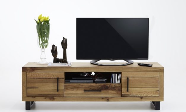 BODAHL Nature TV-bord – Olieret eg, m. 2 låger, 1 skuffe og 1 rum