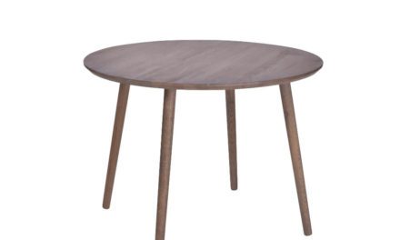 BY TIKA Bamble spisebord – røget eg, rundt (Ø100)