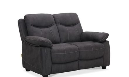 Boston 2 personers sofa, grå stof