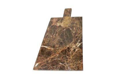 Marmor skærebræt brun.