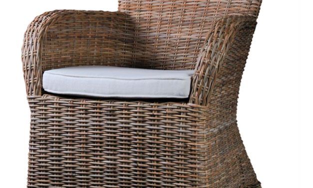 NOVASOLO Wickerworks Rook spisebordsstol med armlæn