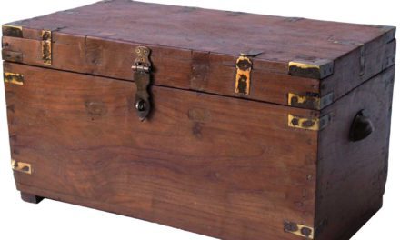 TRADEMARK LIVING Smuk gammel trækiste