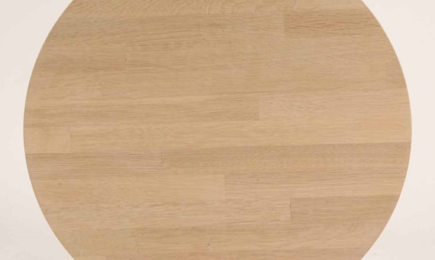 FURBO Spisebord, massiv eg, sorte metalben, 130 x 70 cm. Sæbe eg