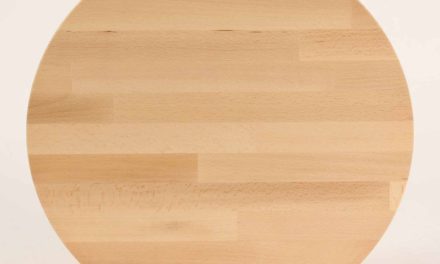 FURBO Spisebord, massiv bøg, ø 100 cm. Lakeret bøg