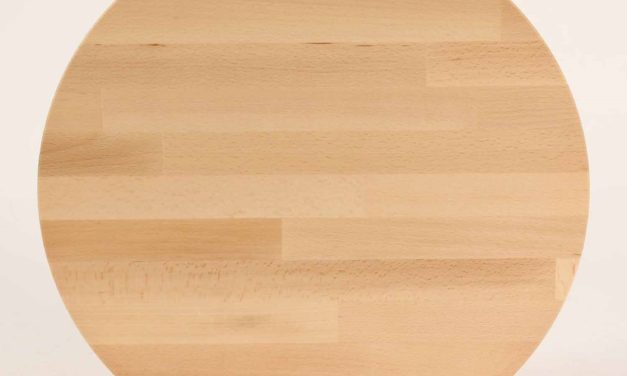 FURBO Spisebord, massiv bøg, ø 100 cm. Lakeret bøg