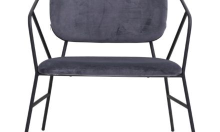 Grå loungestol "Klever"