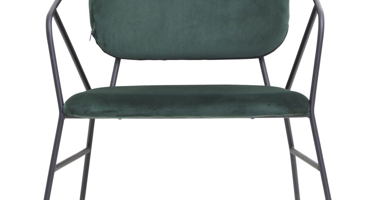Grøn Loungestol "Klever"