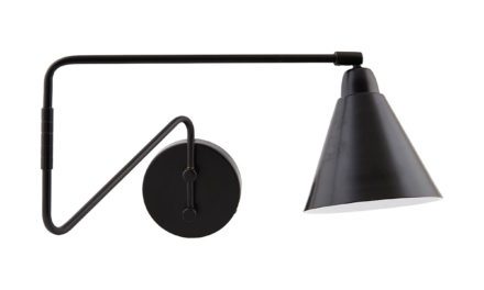 HOUSE DOCTOR Sort "Game" væglampe