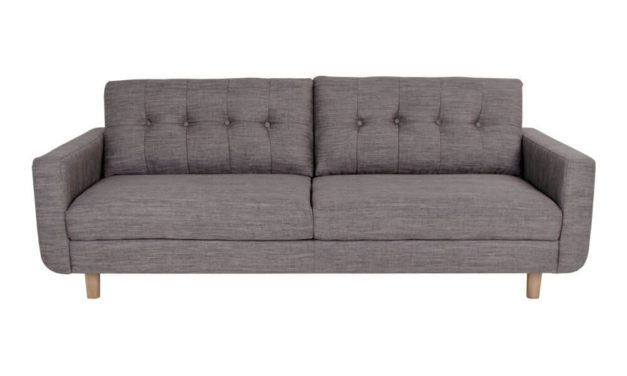 HOUSE NORDIC Artena 3 personers sofa i lysegråt stof