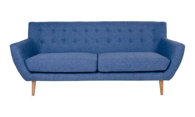 HOUSE NORDIC Monte 3 personers sofa i blåt stof