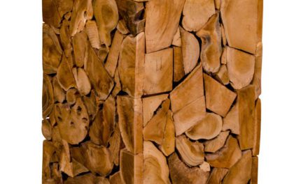 HOUSE NORDIC Mosaic Teak taburet i teaktræ