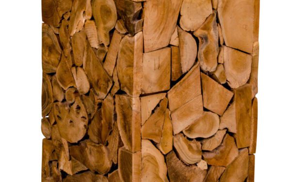 HOUSE NORDIC Mosaic Teak taburet i teaktræ