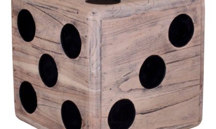 HOUSE NORDIC Cubo skammel i naturligt Mindi træ