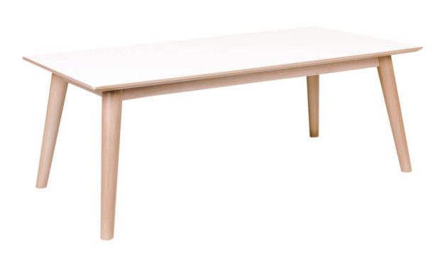 HOUSE NORDIC Copenhagen sofabord i hvid og natur