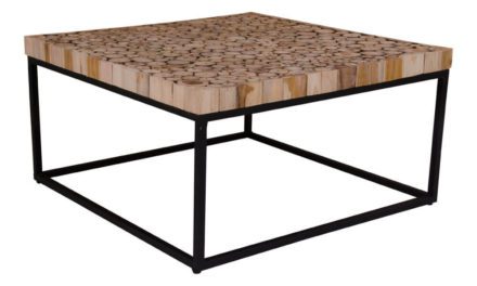 HOUSE NORDIC Knoxville sofabord i træ med metalstel