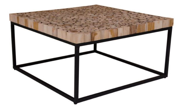 HOUSE NORDIC Knoxville sofabord i træ med metalstel