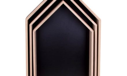 HOUSE NORDIC Verona hylder – 3 hylder i naturtræ og sort