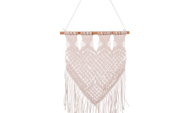 HOUSE NORDIC Hubli vægtæppe – Bomuld vægtæppe i hvid