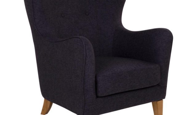 HOUSE NORDIC Campo lænestol i mørkegråt stof