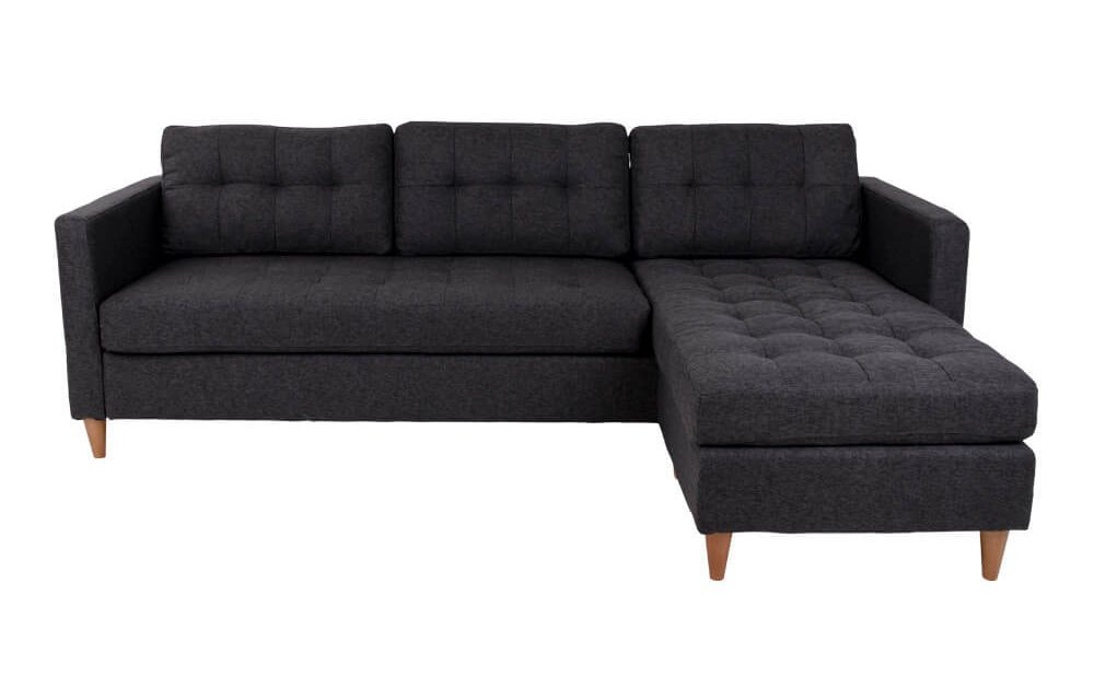 HOUSE NORDIC Marino sofa i mørkegråt stof