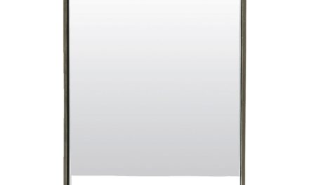 HOUSE DOCTOR Reflektion Lille spejl med sort jern ramme