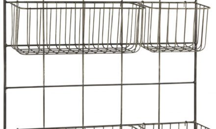 IB LAURSEN Altum Opbevarings ophæng m. 4 kurve/1 hylde/5 kroge, sort metal