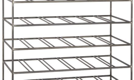 IB LAURSEN Brooklyn vinreol til 30 flasker, sort metal