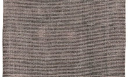 IB LAURSEN Malva gulvløber, rosa/sort bomuld