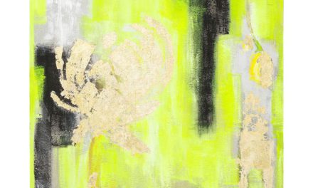 KARE DESIGN Oliemaleri, Yellow-Gold 150 x 120 cm