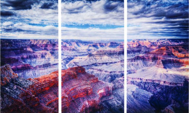 KARE DESIGN Billede, Glass Triptychon Grand Canyon 160 x 240 cm (3/